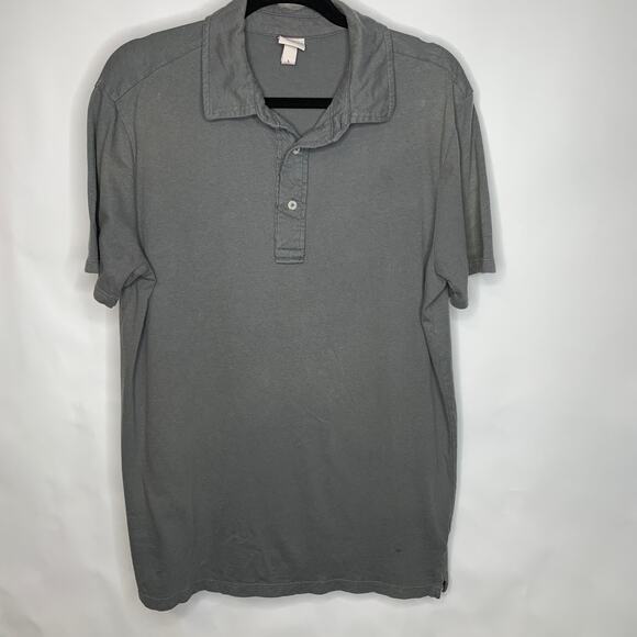 Gray Merona Polo Shirt 100% Cotton Sz Large - Picture 1 of 5